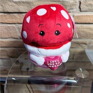 New Valentine Spinning Mushroom Love You So Mush Plush Spin Me Round Song